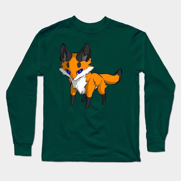 Fox Long Sleeve T-Shirt by Flarefox97